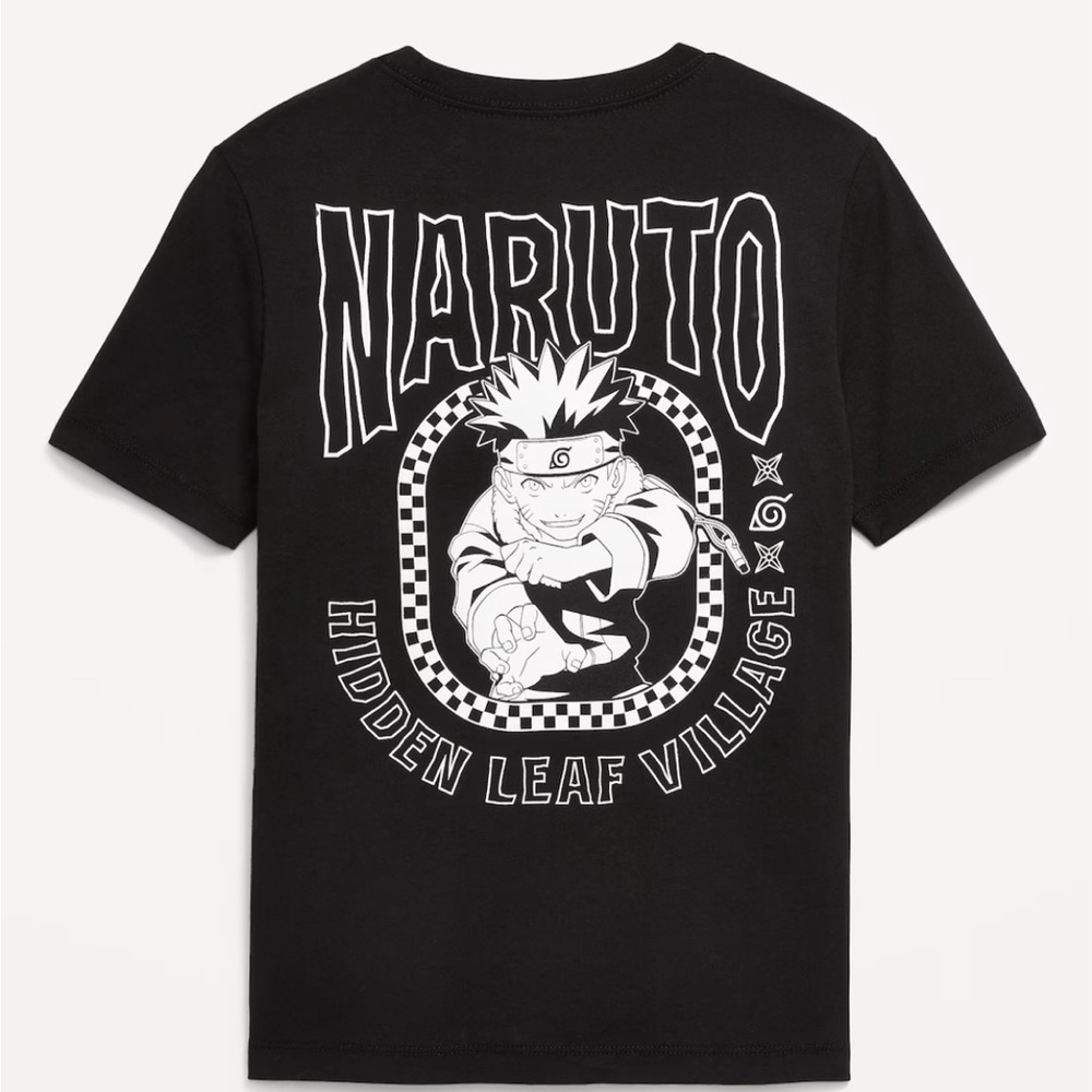 NWT Naruto Gender-Neutral Graphic T-Shirt for Kids sz 6/7 - Picture 2 of 2